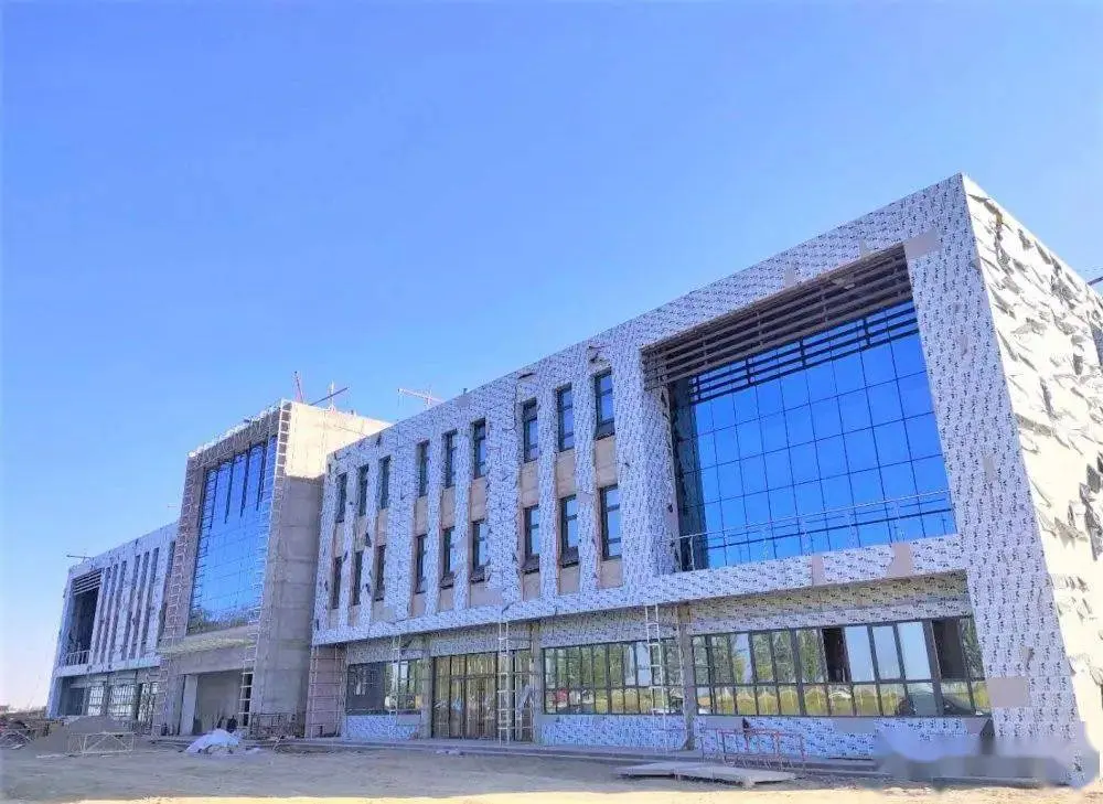 酒泉种子研究中心项目施工现场图 酒泉种子研究中心项目施工现场图
